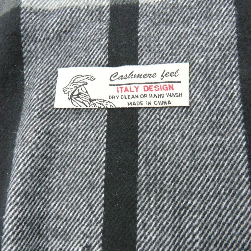 Italy Design Scarf‎ Black 68